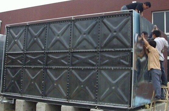 搪瓷鋼板水箱有效的保證了水質的清潔